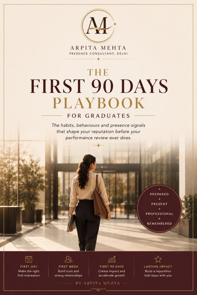 The First 90 Days Playbook for Graduates, by Arpita Mehta